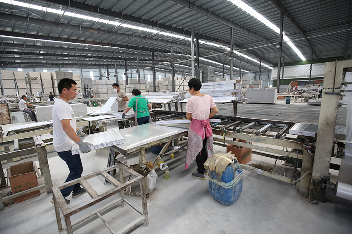 PVC gypsum ceiling